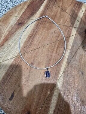 Sterling Silver 925 Necklace with Amethyst Pendant